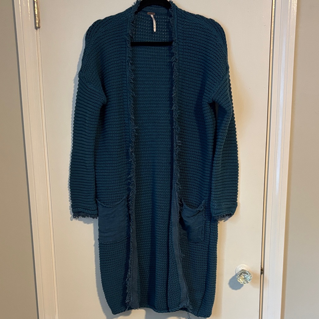 Free People Textured Knit Cardigan
